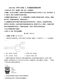 广东省广州市多校联考2025-2026学年九年级上学期11月期中物理试题（学生版）