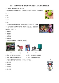 广东省汕尾市九年级上学期期末物理试卷-A4