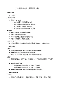 初中物理人教版（2024）八年级下册（2024）跨学科实践：制作简易杆秤巩固练习