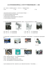2025年陕西西安碑林区工大附中中考模拟物理试卷（八模）（有答案解析）