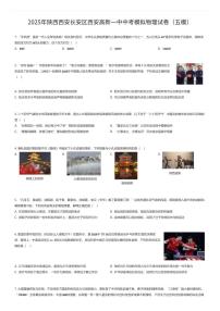 2025年陕西西安长安区西安高新一中中考模拟物理试卷（五模）（有答案解析）