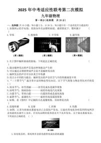 2025年陕西省商洛市部分中学中考二模联考物理试卷（含答案）