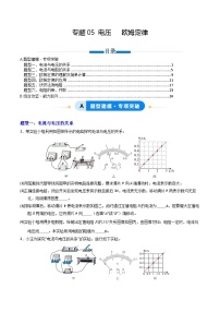人教版九年级全册 第十七章 《欧姆定律》专题训练【原卷版】+【解析版】
