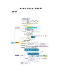 人教版九年级全册 第十八章 《电功率》知识清单【挖空版】+【答案版】