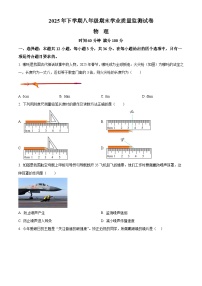 湖南株洲市攸县2025-2026学年八年级上学期期末学业质量监测物理试卷（试卷+解析）