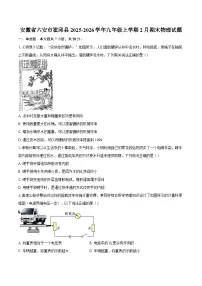 安徽省六安市霍邱县2025-2026学年九年级上学期2月期末物理试题-自定义类型