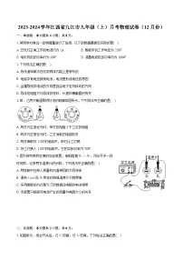江西省九江市2023-2024学年九年级上学期月考物理试卷（12月份）