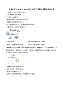 河南省开封市2025-2026学年九年级上学期1月期末物理试题-自定义类型