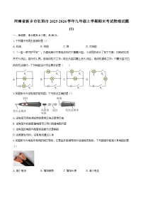 河南省新乡市长垣市2025-2026学年九年级上学期期末考试物理试题 (1)-自定义类型