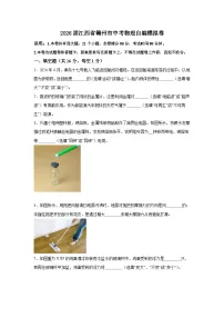 2026年江西省赣州市中考模拟物理试卷含答案