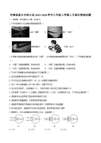 河南省新乡市封丘县2025-2026学年八年级上学期2月期末物理试题-自定义类型