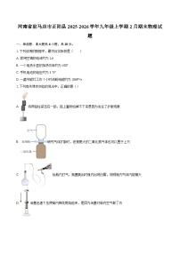 河南省驻马店市正阳县2025-2026学年九年级上学期2月期末物理试题-自定义类型