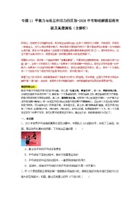 专题11平衡力与相互作用力的区别-2026中考物理解题思路突破及真题演练（含解析全国通用版）