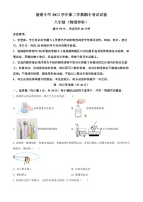 广东省广州市骏景中学2023-2024学年八年级下学期4月期中物理试题（含答案）