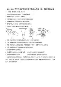 2025-2026学年河北省石家庄市辛集市九年级（上）期末物理试卷-自定义类型