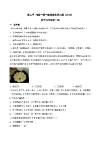 北师大版（2024）九年级全册（2024）第二节 内能练习题