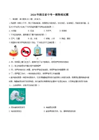 2026年湖北省中考一模物理试题-自定义类型