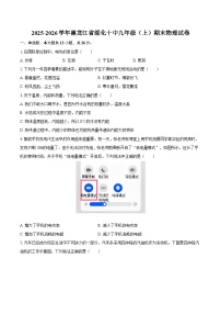 2025-2026学年黑龙江省绥化十中九年级（上）期末物理试卷-自定义类型
