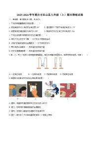2025-2026学年重庆市巫山县九年级（上）期末物理试卷-自定义类型