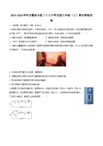 2025-2026学年安徽省合肥三十八中学北校九年级（上）期末物理试卷-自定义类型