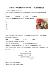 2025-2026学年湖南省永州市九年级（上）期末物理试卷-自定义类型