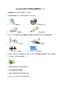 2026年山东省临沂市中考模拟物理自编试卷含答案（三）