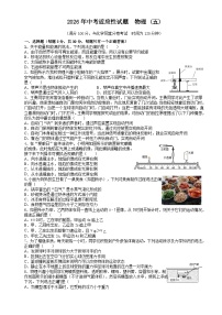 2026年四川中考适应性试题物理含答案（五）