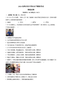 2024年陕西省宝鸡市中考模拟物理试题（原卷版）