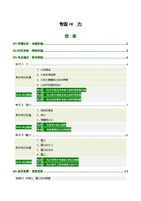 专题08 力（复习讲义）（全国通用）2026年中考物理一轮复习讲练测+答案