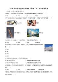 2025-2026学年陕西省安康市八年级（上）期末物理试卷-自定义类型