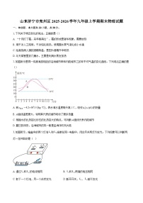 山东济宁市兖州区2025-2026学年九年级上学期期末物理试题-自定义类型