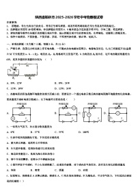 陕西省榆林市2025-2026学年中考物理模试卷（含答案解析）