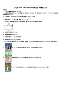 开封市2025-2026学年中考物理最后冲刺模拟试卷（含答案解析）