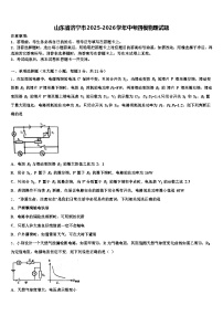 山东省济宁市2025-2026学年中考四模物理试题（含答案解析）