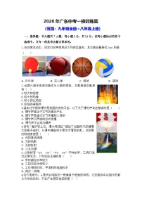 2026年广东中考模拟物理练习卷含答案