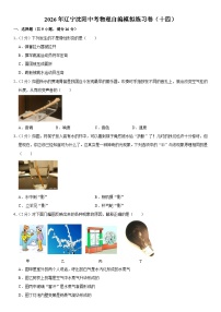 2026年辽宁沈阳中考模拟物理练习卷含答案（十四）
