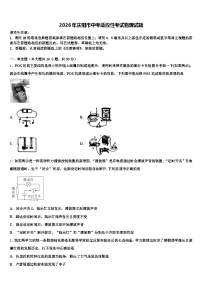 2026年庆阳市中考适应性考试物理试题（含答案解析）