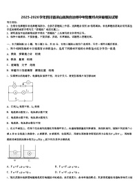 2025-2026学年四川省凉山彝族自治州中考物理对点突破模拟试卷（含答案解析）