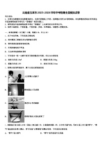 云南省玉溪市2025-2026学年中考物理全真模拟试卷（含答案解析）