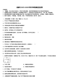 成都市2025-2026学年中考物理仿真试卷（含答案解析）