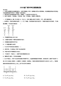 2026届广州市中考五模物理试题（含答案解析）