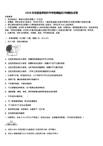 2026年安徽省阜阳市中考物理最后冲刺模拟试卷（含答案解析）