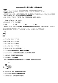 2025-2026学年泰州市中考一模物理试题（含答案解析）
