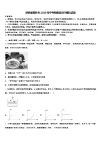 陕西省榆林市2026年中考物理适应性模拟试题（含答案解析）