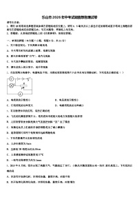 乐山市2026年中考试题猜想物理试卷（含答案解析）
