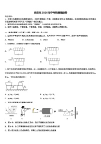 自贡市2026年中考物理猜题卷（含答案解析）