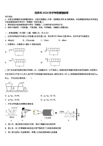自贡市2026年中考物理猜题卷（含答案解析）