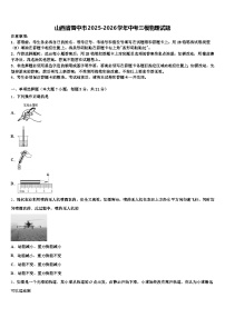 山西省晋中市2025-2026学年中考三模物理试题（含答案解析）