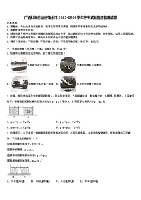 广西壮族自治区梧州市2025-2026学年中考试题猜想物理试卷（含答案解析）