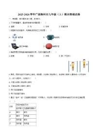 2025-2026学年广西柳州市九年级（上）期末物理试卷-自定义类型
